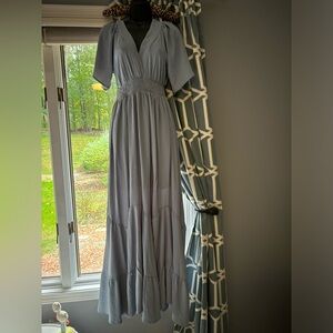 NWOT - Blue Maxi Dress - Size M